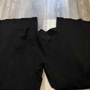 Black Wide-Leg Pants